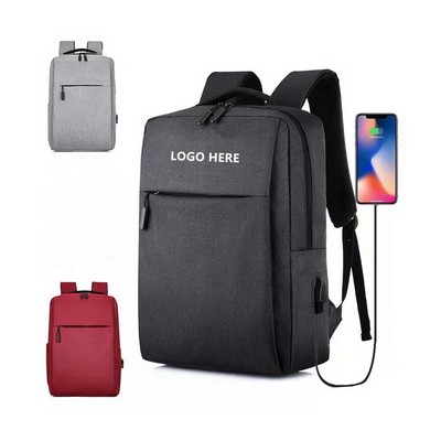 Laptops Backpack With Charging Port