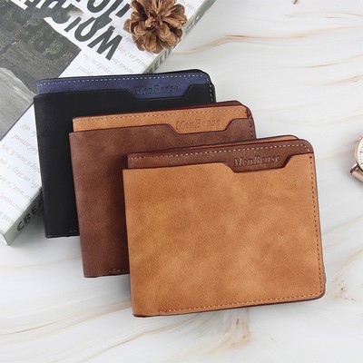 Leather Mens Bifold Wallets