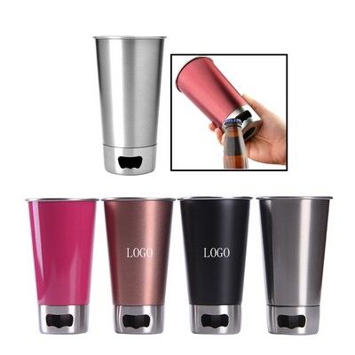 Stainless Steel Mugs With Bottle Opener