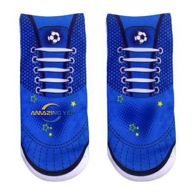 Blue Spoof Socks Simulated Basketball Shoes