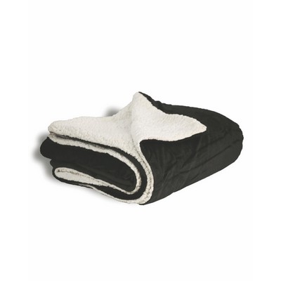 Alpine Fleece Micro Mink Sherpa Blanket