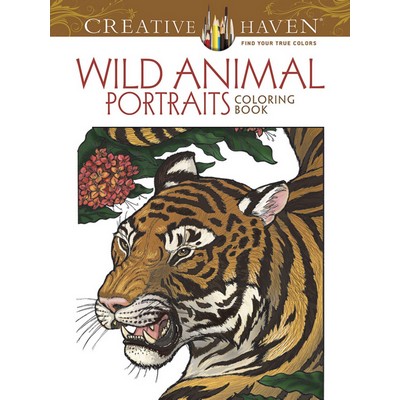 Creative Haven Wild Animal Portraits Coloring Book