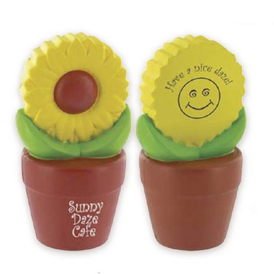 Sunflower Pot Shaped Stress Reliever