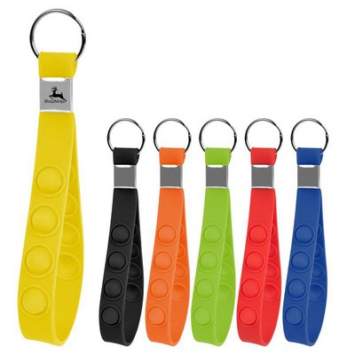 Push Pop Stress Reliever Keychain