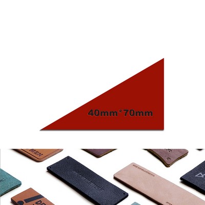 40 x 70 mm Leatherette Patch Faux Leather Patch Cloth Mark