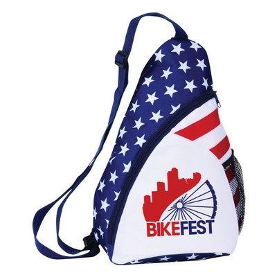 Patriotic Sling Backpack