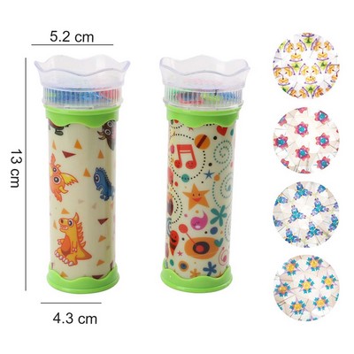 Plastic Oil Filled Kaleidoscope W/ Rotating Chamber