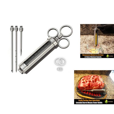 Stainless Steel Tenderizer Syringe kit