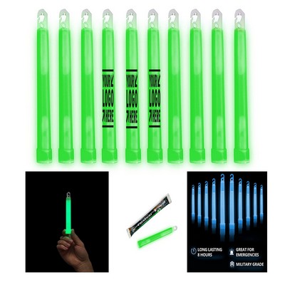 6'' Military Grade Green Glow Stick