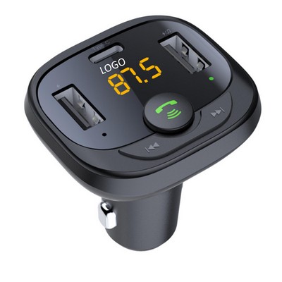 Multifunctional car charger with 5.0 Bluetooth music player