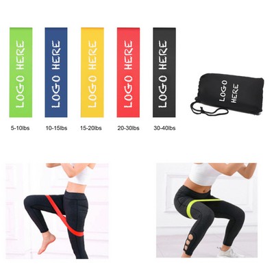 Elastic Resistance Exercise Loop Bands Set