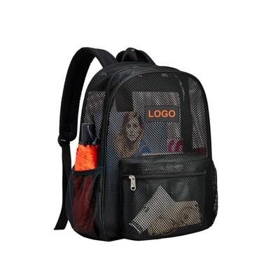 Black Mesh Backpack - OCEAN