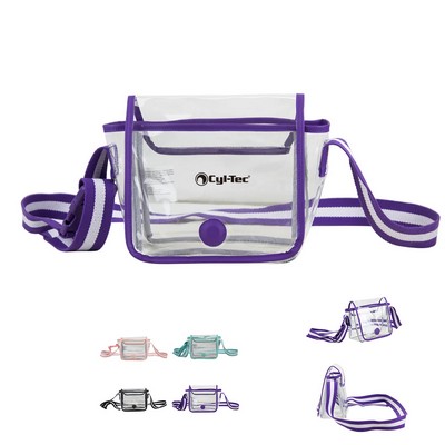 Clear Crossbody Stadium Bag