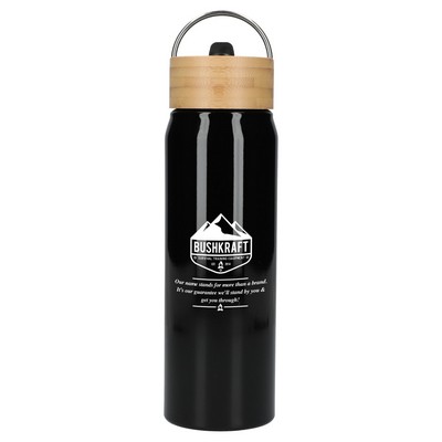 Billy 26oz ECO Aluminum Bottle w/ FSC® Bamboo Lid