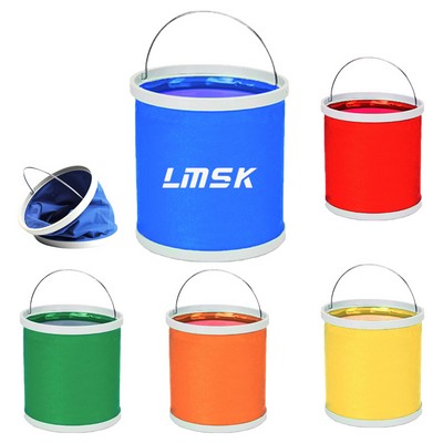 11L Travel Portable Folded Outdoor Water Bucket