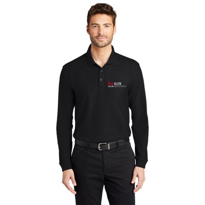 Port Authority® Long Sleeve Core Classic Pique Polo