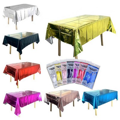 Rectangular Disposable Foil Tablecloth