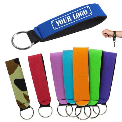 Neoprene Wrist Strap Keychain