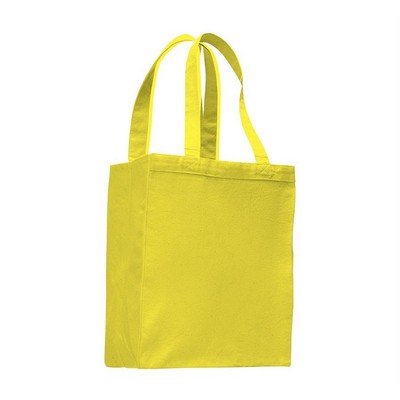 Canvas Gusset Shopping Tote Bag