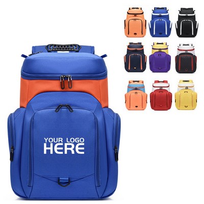 Basketball Backpack Bag w/Large Ball Compartment