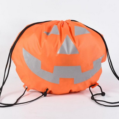 Reflective Pumpkin Stadium Drawstring Sportpack