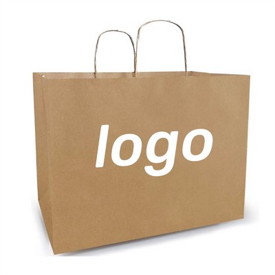 Large Kraft Paper Shopping Bag