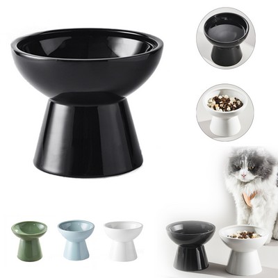 Ceramic Elevated Cat Bowls