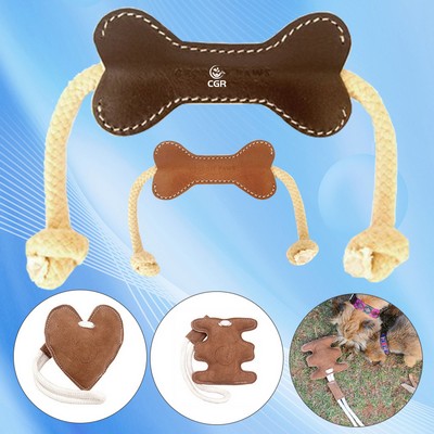 Playful Tug-and-Pull Doggy Bone Toy