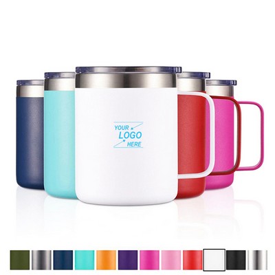 12oz Stainless Steel Insulated Coffee Mug Reusable