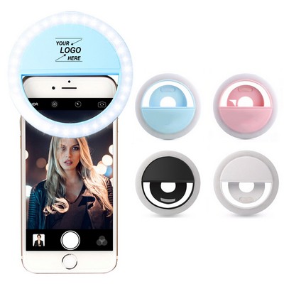 Selfie Ring Light with Phone Holder and Plastic Grip