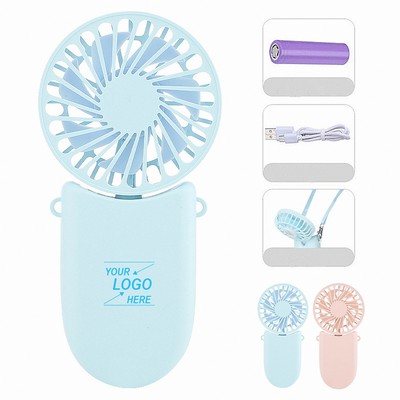 Portable Rechargeable Foldable Handheld Fan