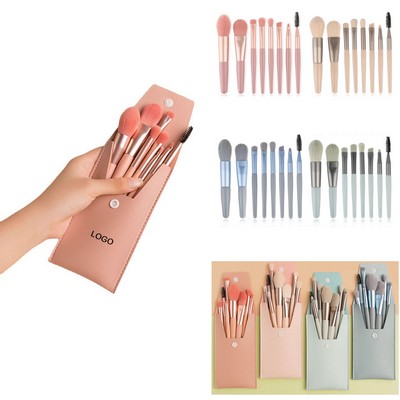 8 Pcs Travel Makeup Brush Sets