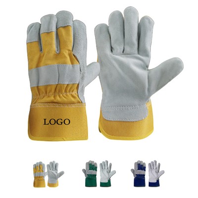 Heat Resistant Leather Welding Cowhide Gloves