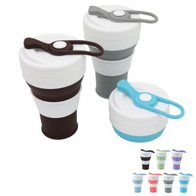 Compact 450mL Silicone Collapsible Cup