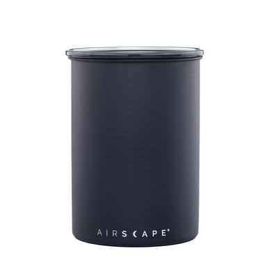 7" Matte Black Airscape® Coffee Canister Classic