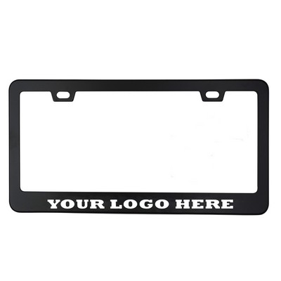 Black License Plate Frame