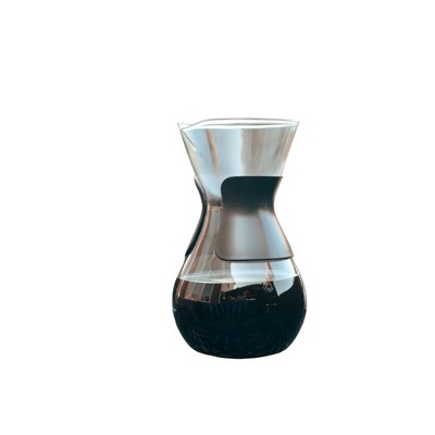 GROSCHE AUSTIN G6 Glass Pour Over Coffee Maker | 34 FL OZ/ 1000 ML