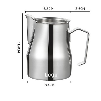 Milk Frothing Pitcher 304 Stainless Steel Multi-Purpose 480ML Home Use Frothing Pitcher