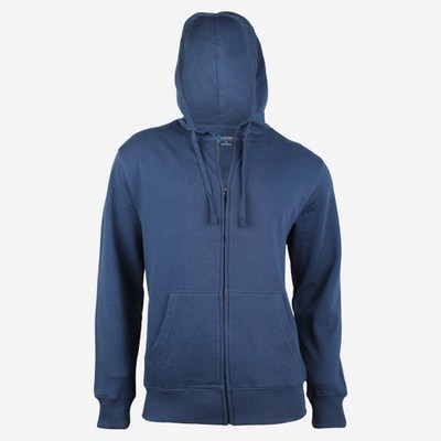 80% Combed Cotton : 20% Polyester Full Zip Hoodie