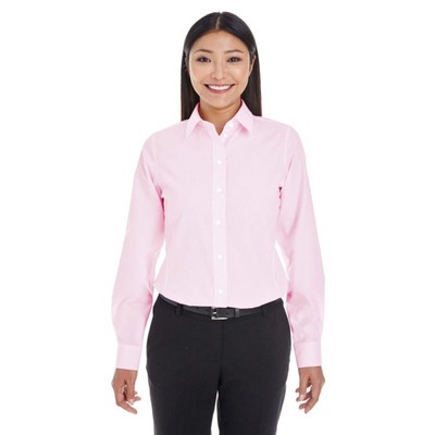 Devon & Jones Ladies' Crown Woven Collection™ Striped Shirt