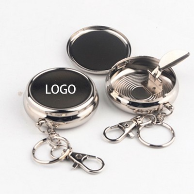 Portable Mini Ashtray Keychain