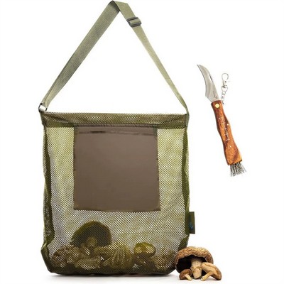 Mushroom Foraging Kit - Bag and Knife Set for Hunting