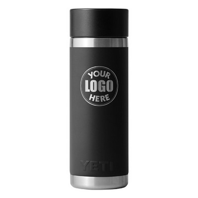 YETI Rambler 18 OZ Bottle w/ Hotshot Lid - Laser Engraved