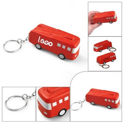 Fire Truck Stress Relief Keychain