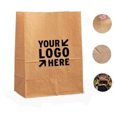 4 x 8 100% Recycled Kraft Grocery Bag