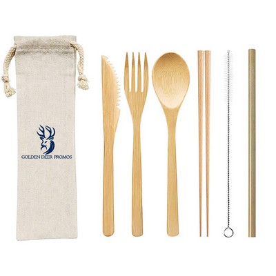 Bamboo Utensil Set