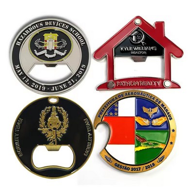 Challenge Coin Bottle Opener 2.5"