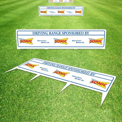 Premium Golf Driving Range Dividers - 9" x 27" - (Single-Sided)