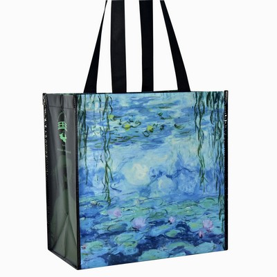 Custom Full-Color Laminated Non-Woven Promotional Tote Bag 15"x15"x6"