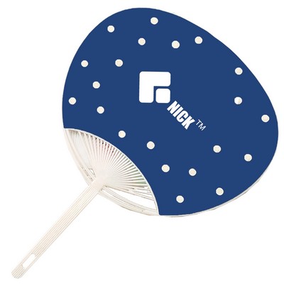 Hand Fan with Plastic Handle